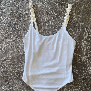 Forever 21 Sunflower Bodysuit